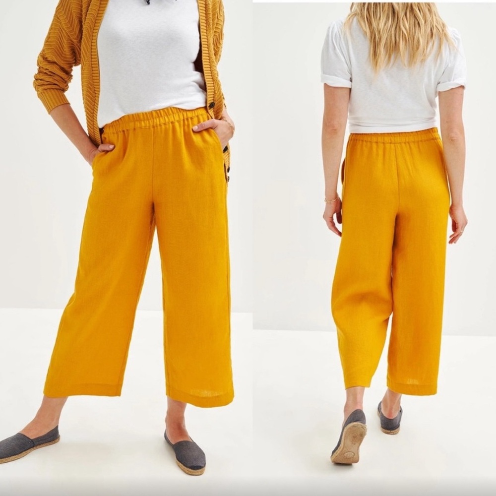Amour Vert Salice Linen Pants